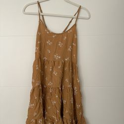 Pacsun Yellow Floral Dress 