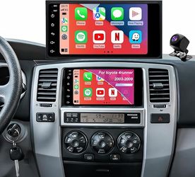 Car Stereo Radio Toyota 4Runner 2003-2009, Tundra 2003-2007 Sequoia, Wireless CarPlay Android Auto, 7 inch Touch Screen, Backup Camera