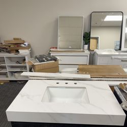 36” Countertop Only For Bathroom Vanity 