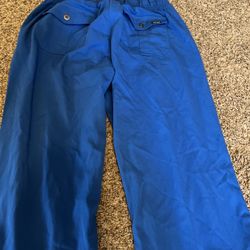 Womens XS Royal Blue Adar Scrub Pants 