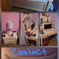 Girls 3pcs Bedroom Set 