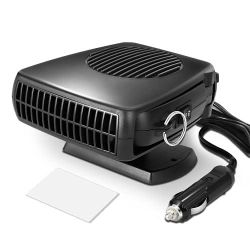 12V 170W Portable Car Heater, 2 in 1 Heating & Cooling, Electric Car Heaters Defroster with Plugs in Cigarette Lighter, fit The car of Fuse ≥ 15A, Fas
