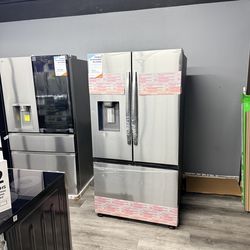 🔥SAMSUNG STAINLESS STEEL MEGA CAPACITY 31 CUBIC FT. REFRIGERATOR WITH ICE MAKER AND WATER DISPENSER🔥
