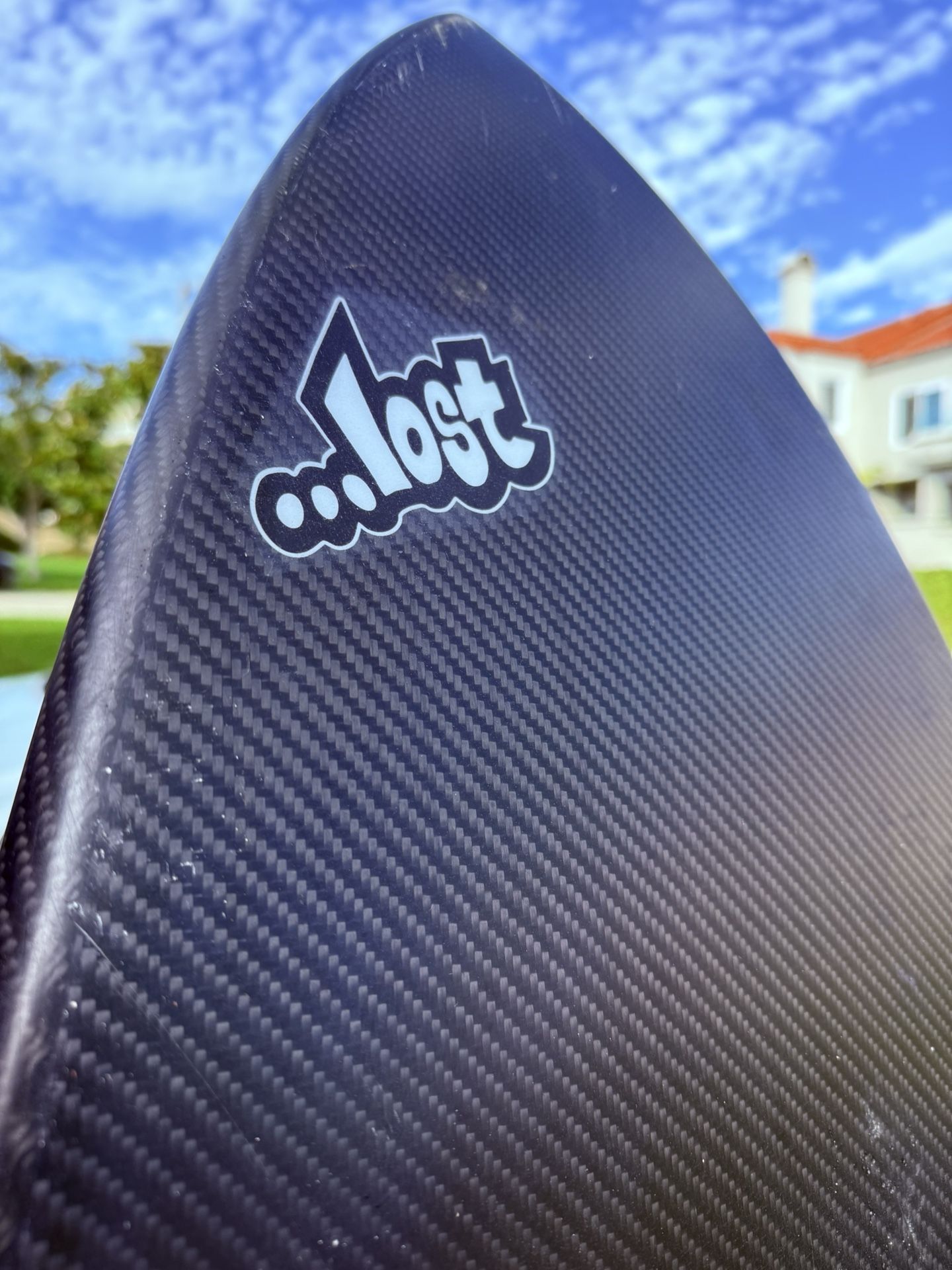6'6 FULL CARBON LOST SURFBOARD WITH FCS FINS