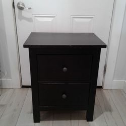 Ikea Dark brown Side Table Night Stand  22 W X 16 L X 26 H Inches 