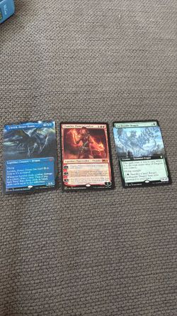 3 rare and mythic magic the gathering cards