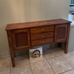 Wood Console Table / Buffet Cabinet with Storage