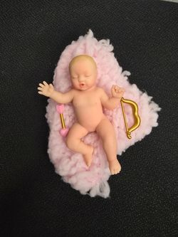 Miniature Cupid Baby Doll Figurine