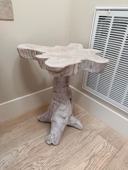 Teak end table