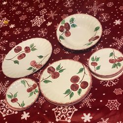 Cherry Designed Plate set