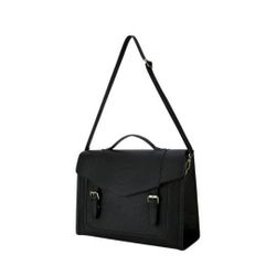 Ecosusi Leather Briefcase Backpack Black Like New 