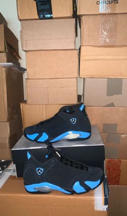 Brand New men's Nike air Jordan retro 14 university blue size 8.5 only