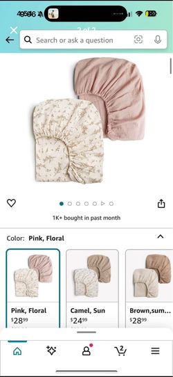 Girly Muslin Crib Sheets