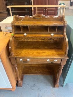 Small roll top desk (in store)