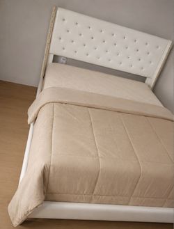 Queen bed frame with mattress
