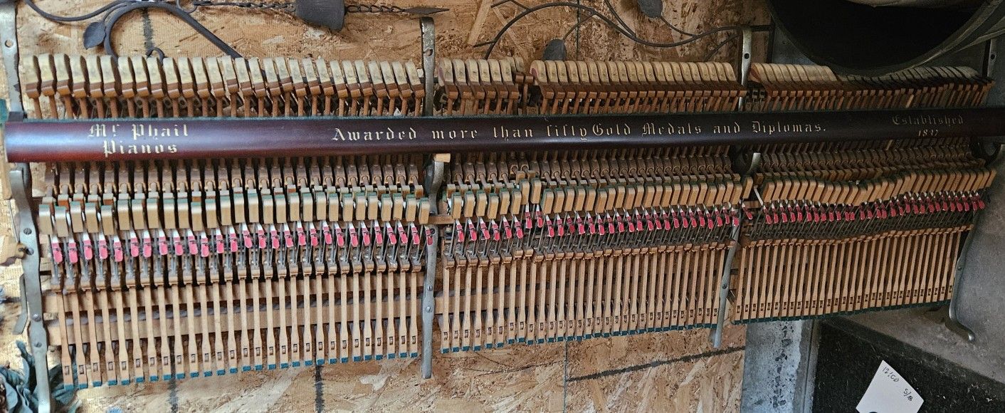 Free Inside Antique Piano (Action & Hammers) - Cool Looking!!