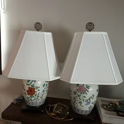Chinese Asian Night Stand Table Lamps