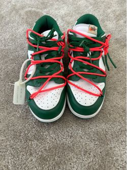 Off White x Nike Dunk Low ‘Pine Green’