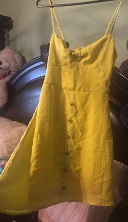Yellow summer dress
