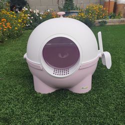 Large Hooded Cat Litter Box with Lid