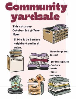 Huge community yard sale