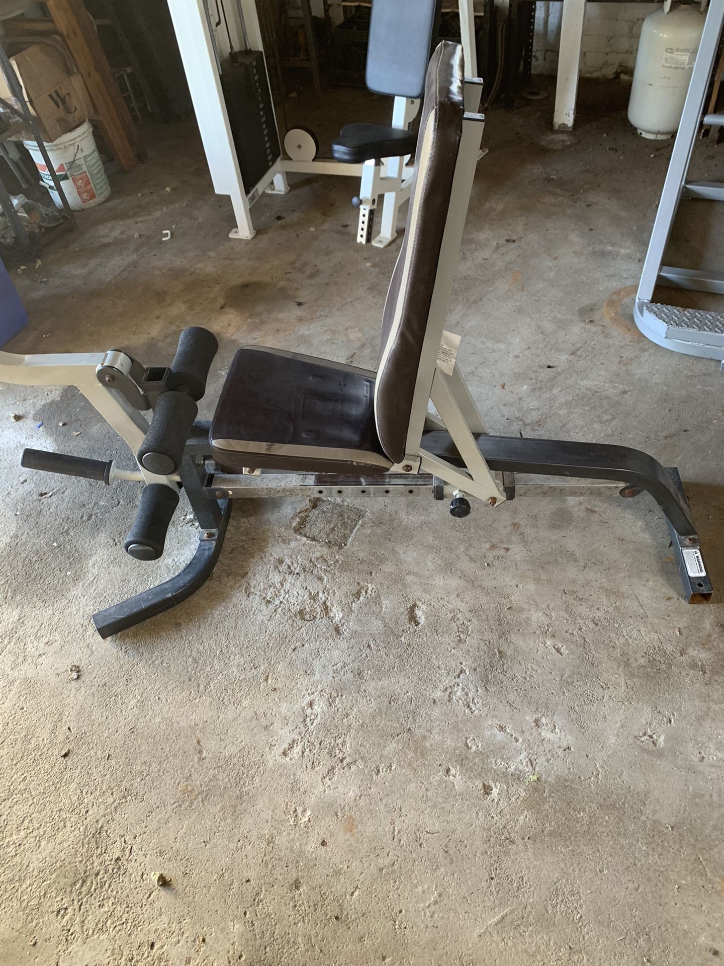 Marcy Adjustable Weight Bench W Leg Extension Home Gym Weight
