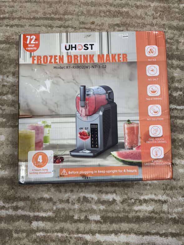 Uhost Slushie Machine, portable frozen drink maker
