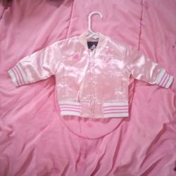 adidas NCAA Little Girls Infants and Toddlers Pink Satin Cheer Jacket