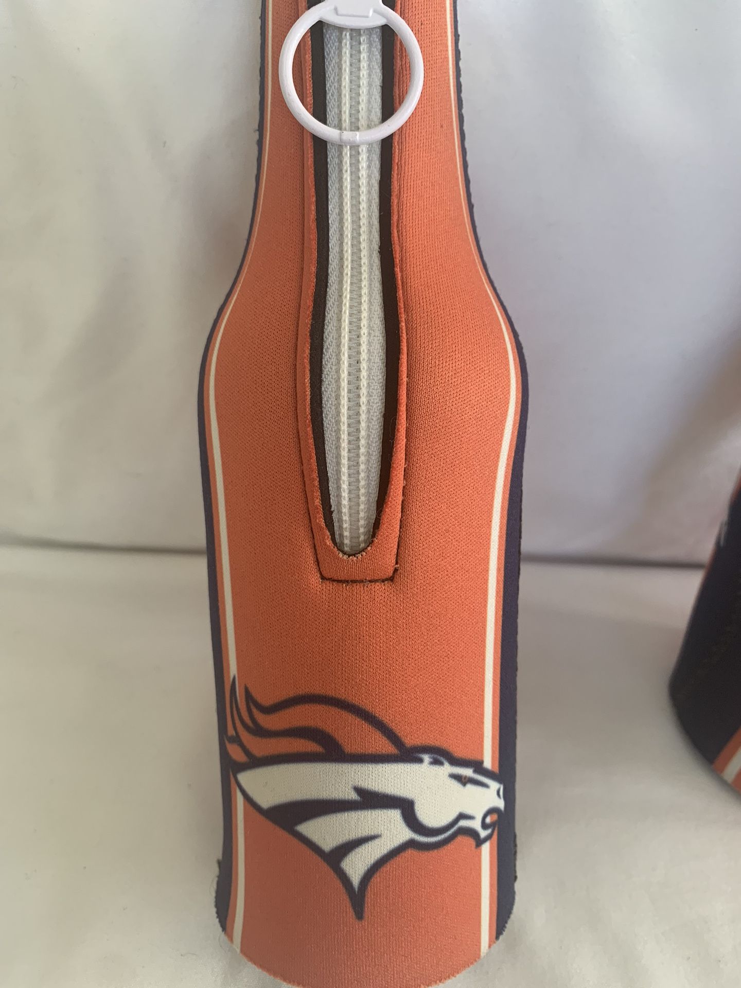 Denver Broncos Bottle Hugger Cooler Cover-set Of 2