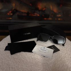 Prada Sunglasses PRIZWS Unisex 49mm Dark Grey Lens
