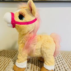 Furreal Cinnamon, My Stylin’ Pony Toy, Interactive Pets No Accessories!  WORKS