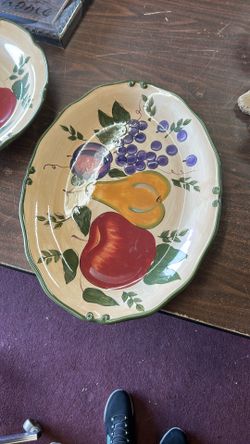 Oval Fruit Plate 18 X 13