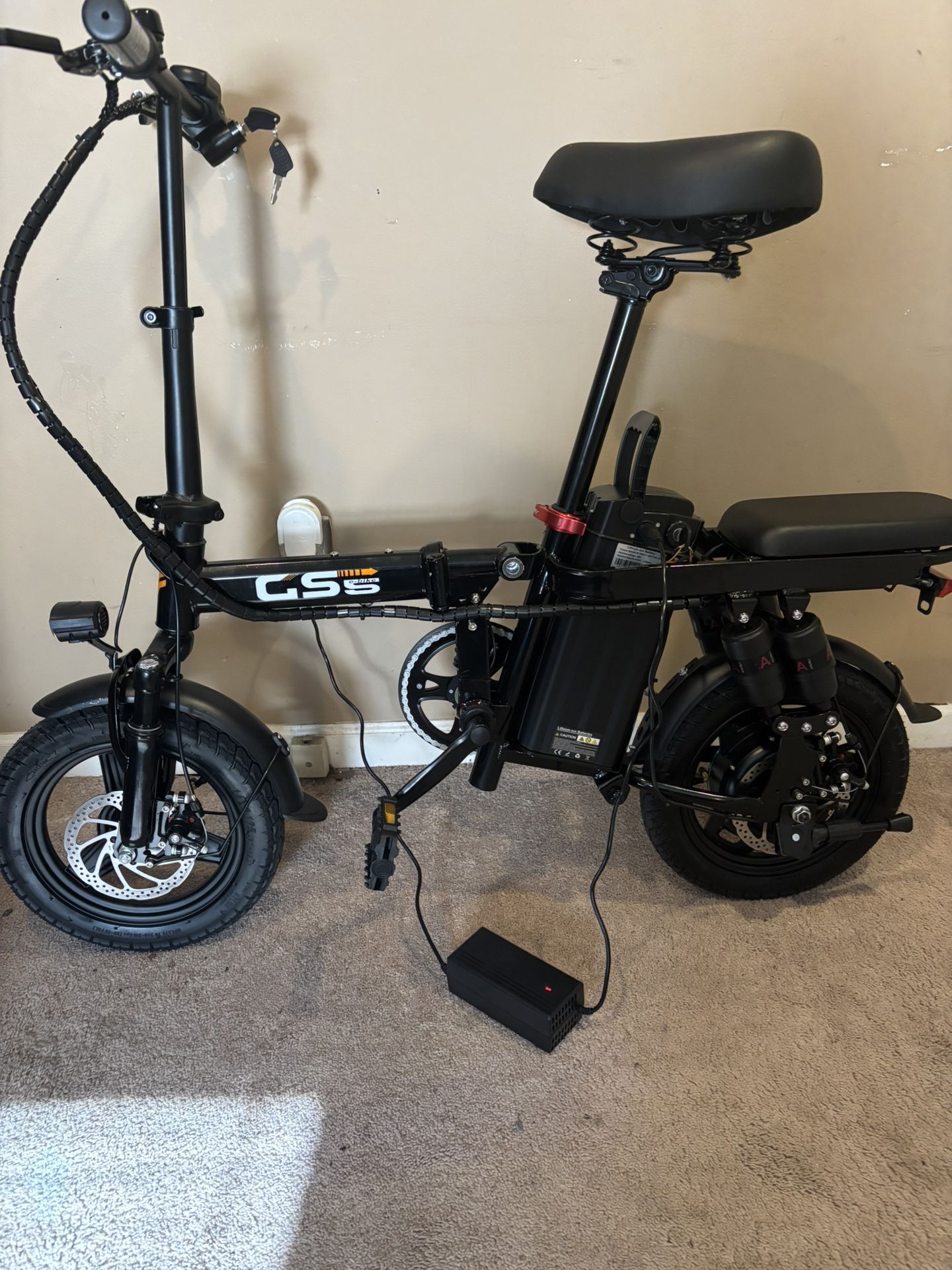 Mini Gs5 “Unassembled In Box”Electric Folding Bike
