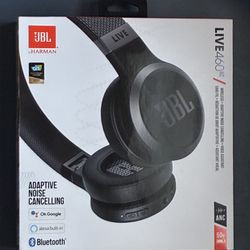 JBL Live 460NC wireless on-ear Noise Cancelling headphones with 50H battery, microphone for calls