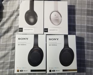 Bose Sony headphones new sealed