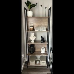 5 Tier Bookshelf Living Room Shelf