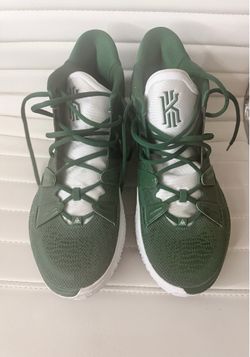 “Celtics Green” Nike Kyrie Irving  Shoes With Signed Back