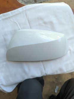 OEM Super White Drivers Side Mirror Cover for 2019 Tacoma