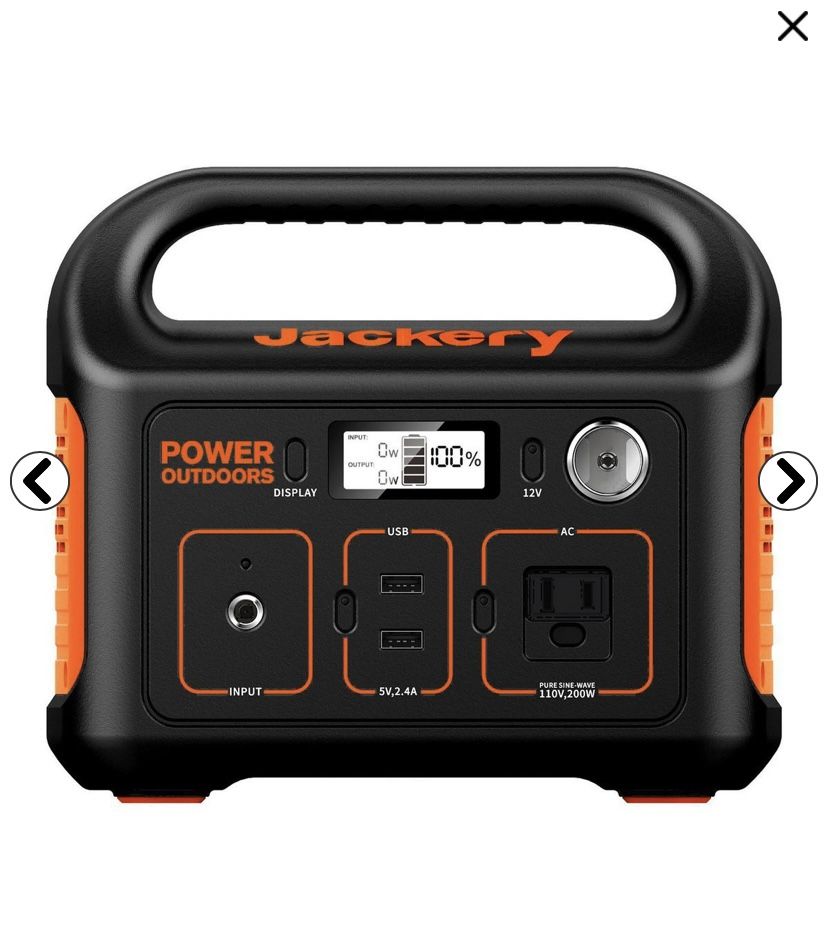 JACKERY 400 Watt Peak Output Explorer 290Wh Portable Power Station