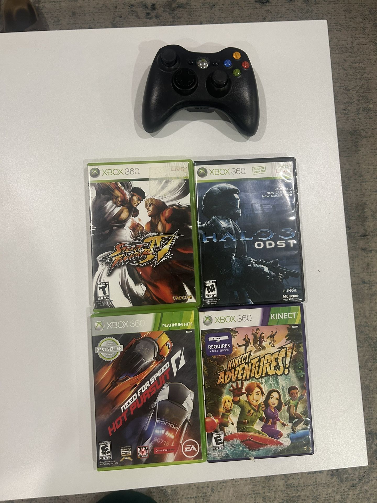 Xbox 360 Games + Controller
