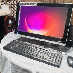 Desktop Computer Acer Aspire ZC-700G All-in-One Windows 11 Office Full Photoshop Antivirus Bluetooth HDMI