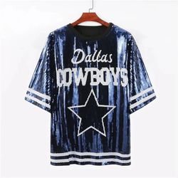 Dallas Cowboys Sparkly Sequin Dress 