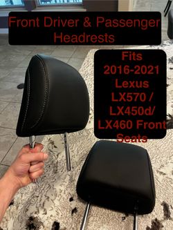 OEM LEXUS HEADRESTS FRONT SEATS (TWO)