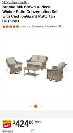 Patio Conversation Set