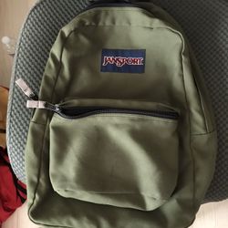 Nice Olive Green Jansport Backpack