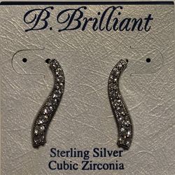 B Brilliant Stud Earring