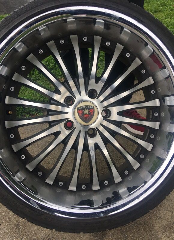 20 inch chrome merceli rims