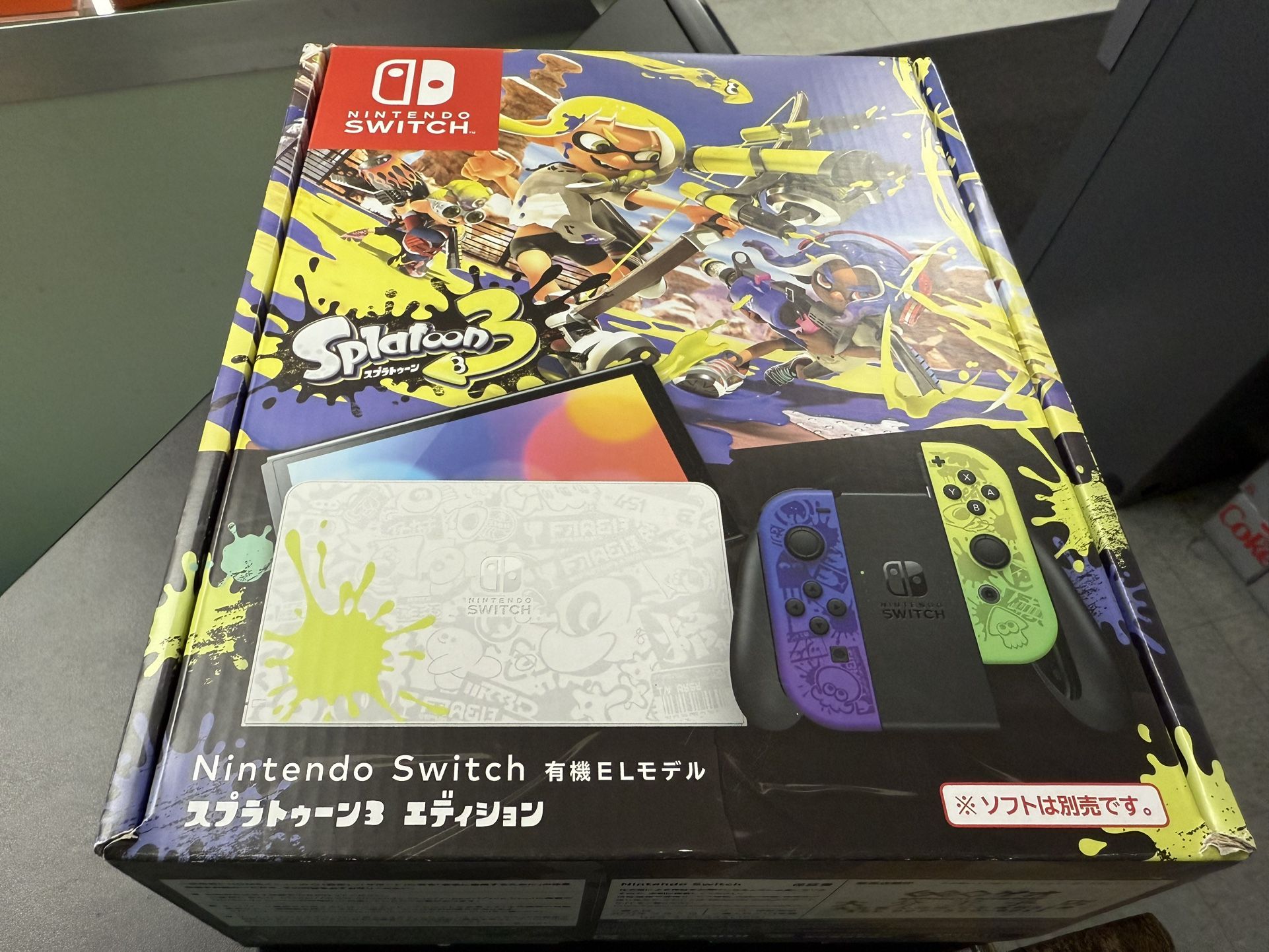 Nintendo Switch OLED - Splatoon Edition - NEW