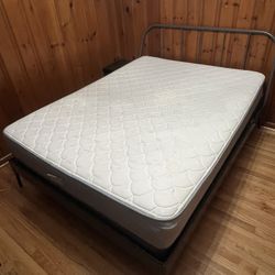 Mattress, Box Spring, and Bed Frame (Queen)