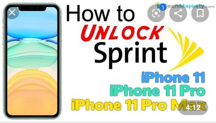 UNLOCK SPRINT IPHONE 11 PRO, XSMAX, XS, 8, ONLY AT THE STORE